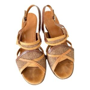 Stylish Brown and Tan Sandals